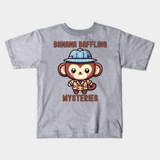 Monkey detective Kids T-Shirt